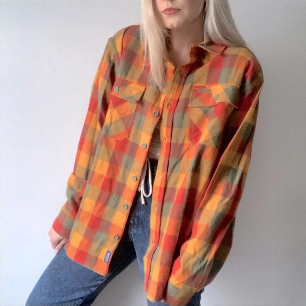 Smith’s Workwear Men’s Heavy Duty Flannel Shirt Sz Large - Picture 4 of 10